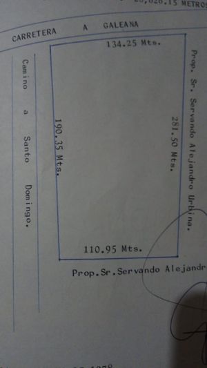 Información del terreno 