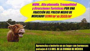 Oportunidad inmobiliaria 2.37ha X 280/m2 en Aculco, Eco. Mex.