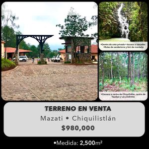 Terrenos en venta en proyecto Mazati, Chiquilistlán, Jalisco