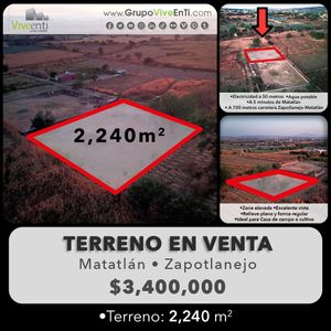 Terreno en venta en Matatlán, Jalisco