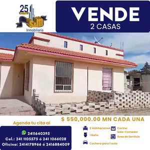 Se venden 2 casas en San Andrés Ahuashuatepec, Tlax.