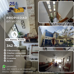 Se vende casa en Col. Alamos , Puebla.