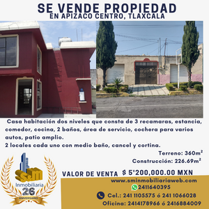 Casa en Venta en Centro Apizaco