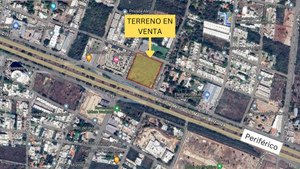 Terreno sobre periférico de Mérida
