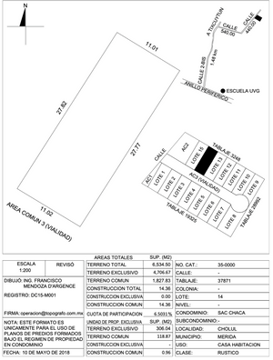 Lote en Venta en Cholul Yucatan Privada Sac Chaca