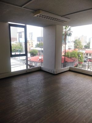 OFICINA EN RENTA SEMIACONDICIONADA EN COLONIA DEL VALLE 143m2 , $30030