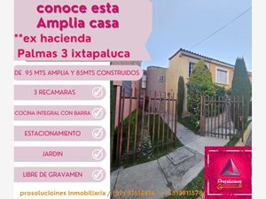 Casa en Venta en Las Palmas Tercera Etapa Ixtapaluca