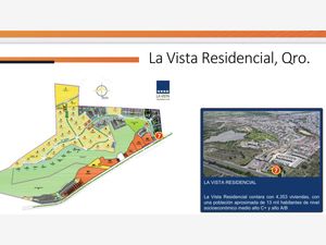 Terreno en Venta en La Vista Residencial Querétaro