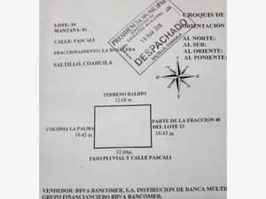 Terreno en Venta en La Rosaleda Saltillo