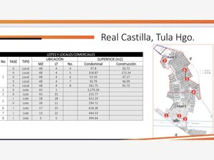 Terreno en Venta en Real Castilla Atotonilco de Tula