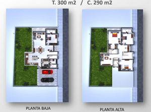 Casas de uno y dos pisos en Residencial San Eduardo