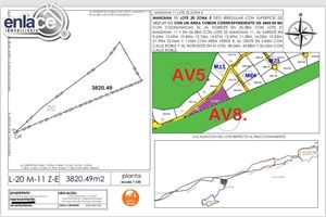 Venta terreno Bosques de Llano Grande