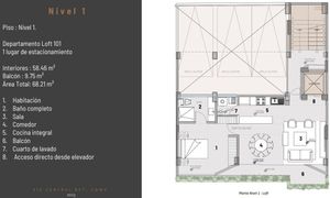 DEPARTAMENTO  EN VENTA EN PORTALES CON TERRAZA