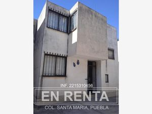 Casa en Renta en Santa Maria Puebla
