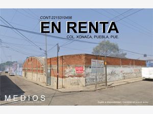 Bodega en Renta en Xonaca Puebla