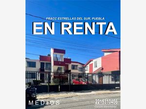 Departamento en Renta en Zona Residencial Anexa Estrellas del Sur Puebla