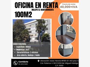 Oficina en Renta en Polanco V Sección Miguel Hidalgo