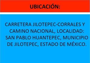 Terreno Venta San Huantepec, Carr. Jilotepec - Corrales, ITV4526E