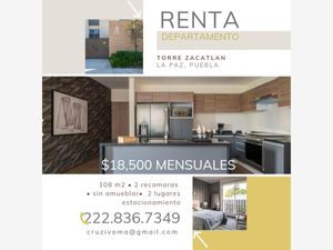 Departamento en Renta en La Paz Puebla