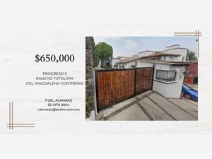 Casa en Venta en San Nicolás Totolapan La Magdalena Contreras