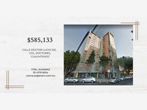 Departamento en Venta en Doctores Cuauhtémoc