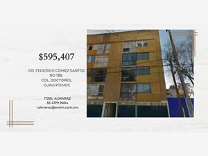 Departamento en Venta en Doctores Cuauhtémoc