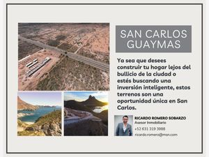 Terreno en Venta en San Carlos (San Carlos Nuevo Guaymas) Guaymas