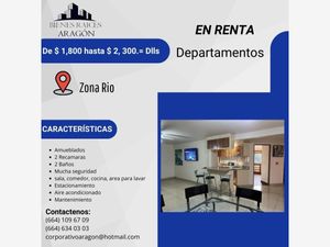 Departamento en Renta en Zona Urbana Rio Tijuana Tijuana