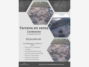 Terreno en Venta en El Cardoncito La Paz