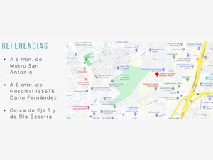 Departamento en Venta en Carola Álvaro Obregón