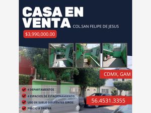 Casa en Venta en San Felipe de Jesus Gustavo A. Madero
