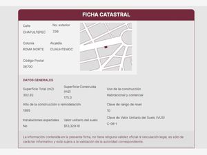 Departamento en Venta en Roma Norte Cuauhtémoc