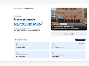 Departamento en Venta en Doctores Cuauhtémoc