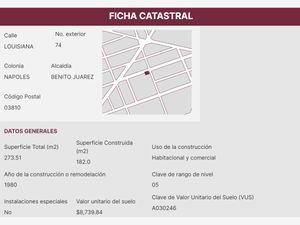 Departamento en Venta en Napoles Benito Juárez