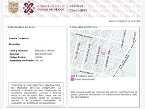 Departamento en Venta en Del Valle Sur Benito Juárez