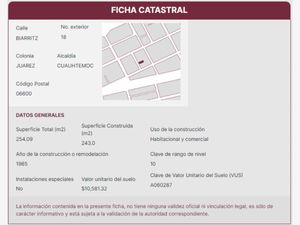 Departamento en Venta en Juarez Cuauhtémoc