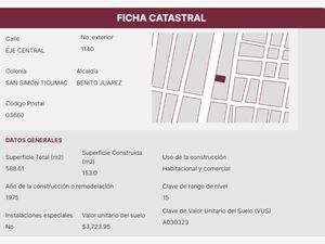 Departamento en Venta en San Simon Ticumac Benito Juárez