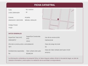 Casa en Venta en Anáhuac I Sección Miguel Hidalgo