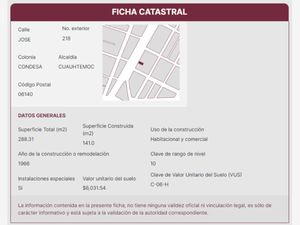 Oficina en Venta en Condesa Cuauhtémoc