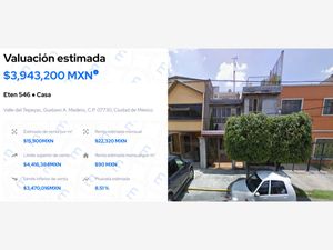 Casa en Venta en Valle del Tepeyac Gustavo A. Madero