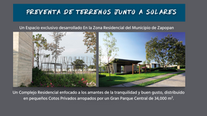 EXCLUSIVOS TERRENOS DE LUJO JUNTO A SOLARES DESDE $17,717 PESOS EL M2