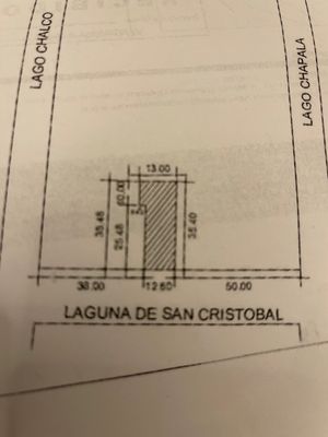 Venta Terreno con Proyecto en Laguna de San Cristóbal, Col. Anahuac