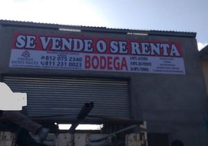 BODEGA EN VENTA O RENTA EN LA NUEVO REPUEBLO, MONTERREY N.L