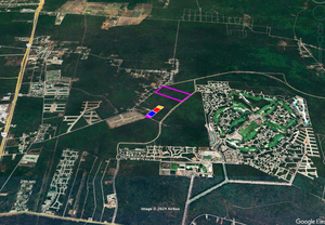 Terreno en venta de 4 hectareas en zona Yucatan country club