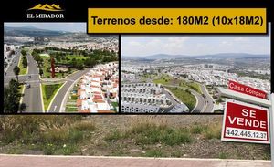 Venta de Terrenos en EL MIRADOR, de 180 m2 hasta 250 m2, de OPORTUNIDAD !!