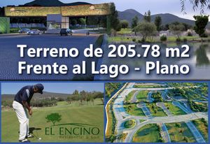 Se Vende Hermoso Terreno de 254.78 m2 en El Encino Residencial, Golf, Lago