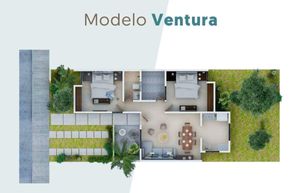 casa en venta en merida, todos los créditos- dos habitaciones