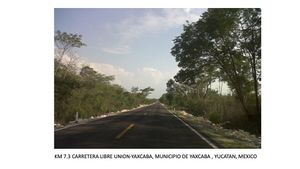 LAND FOR SALE AT THE FOOT OF THE ROAD. YAXCABÁ, YUC