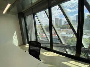 Renta Oficina 110m2 balcón privado terraza polanco Miguel Hidalgo