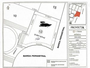 Terreno en Venta en esquina en privada Soluna en Temozón Norte Merida Yucatán.